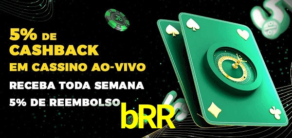 Promoções do cassino ao Vivo bRR
